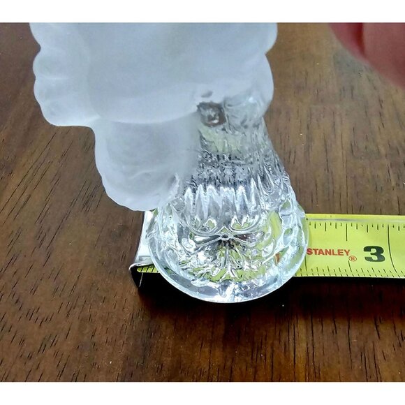 2 Victorian Glass Cherub Candle Holders Angel Candlesticks Set regency cottage - Picture 8 of 8